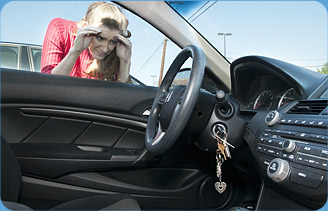 locked out of car